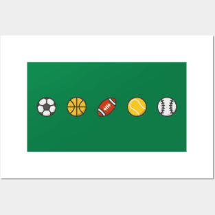 Sport Balls Posters and Art